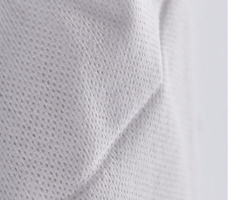 50g白い100%Viscose SpunlaceのNonwoven網の綿のティッシュ、顔タオル、ぬれたワイプ