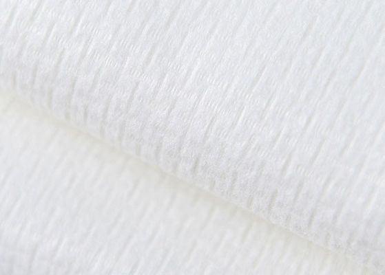 110g白いE-F穀物100%Viscoseの十字のSpunlacedのNon-Woven綿のティッシュ、ぬれたWips